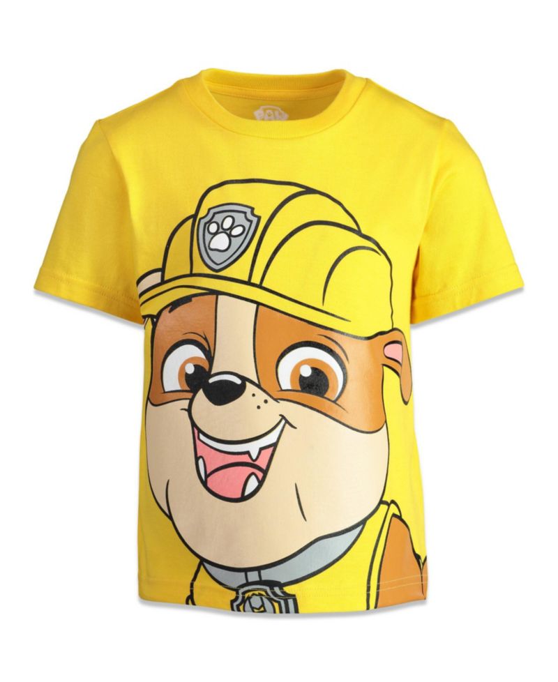 Big Boys Chase Marshall Rubble Rocky 4 Pack Graphic T-Shirts