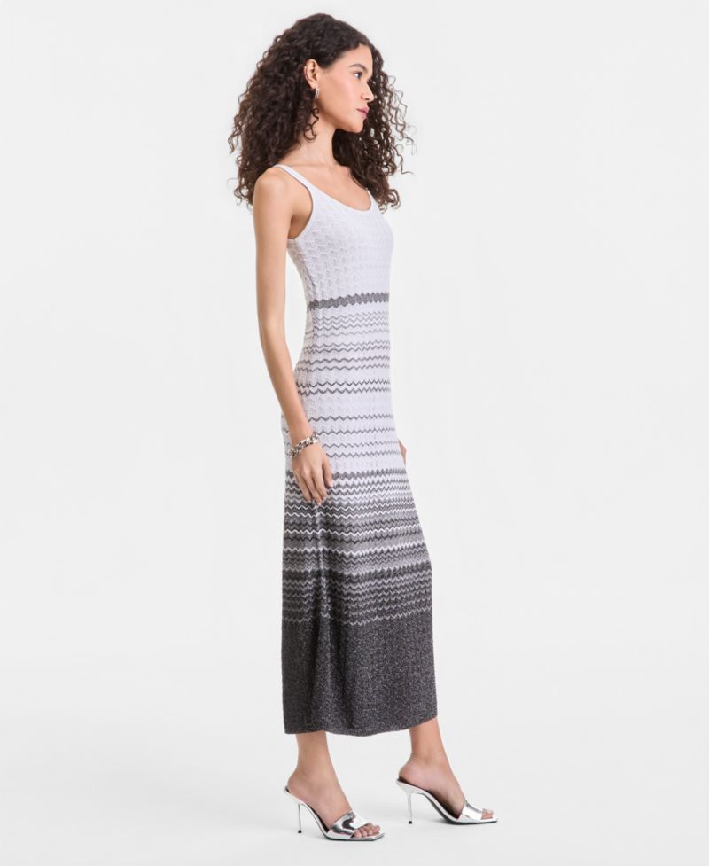 Women's Ombr&eacute; Stripe Sweater Dress