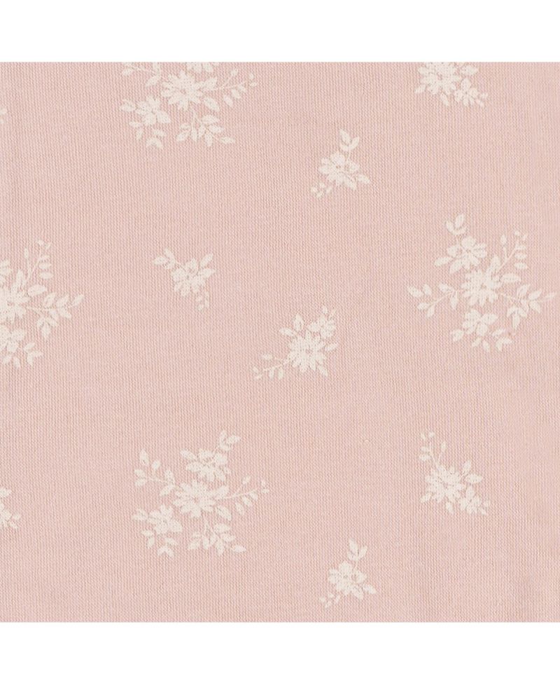 Baby 3-Pack Burp Cloths, Pink Florals, One Size