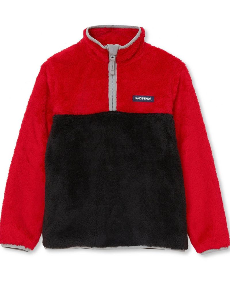 Kids Heritage Fleece Quarter Zip Pullover Top