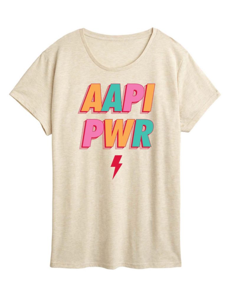 Plus Size Instant Message AAPI Power Graphic T-Shirt