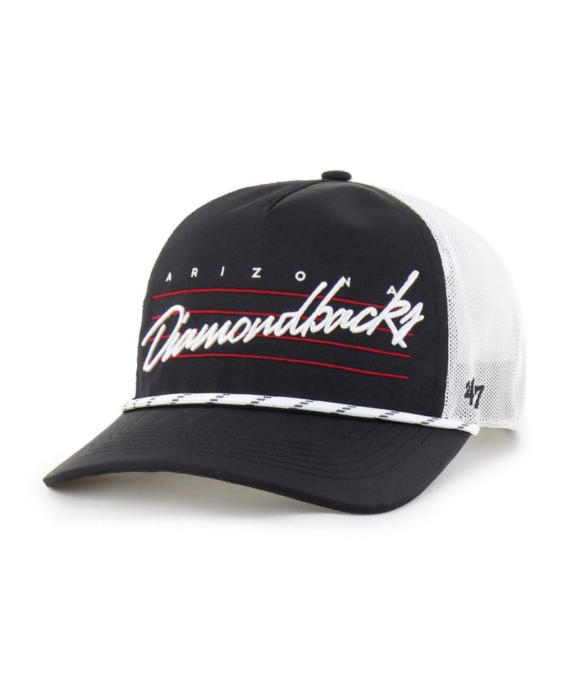 Men's Black Arizona Diamondbacks Brrr Downburst Mesh Hitch Adjustable Hat