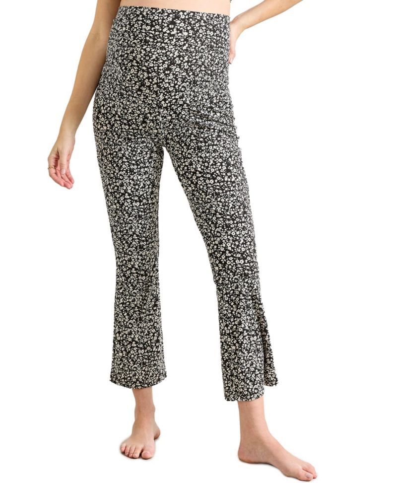 Maternity The Ultimate Over the Bump Crop Flare Legging