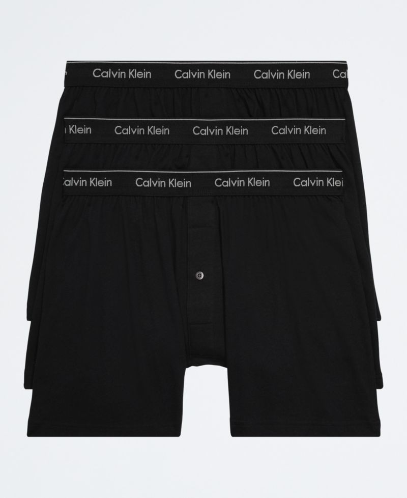 Men's 3-Pack Cotton Classics Knit Boxers Underwear