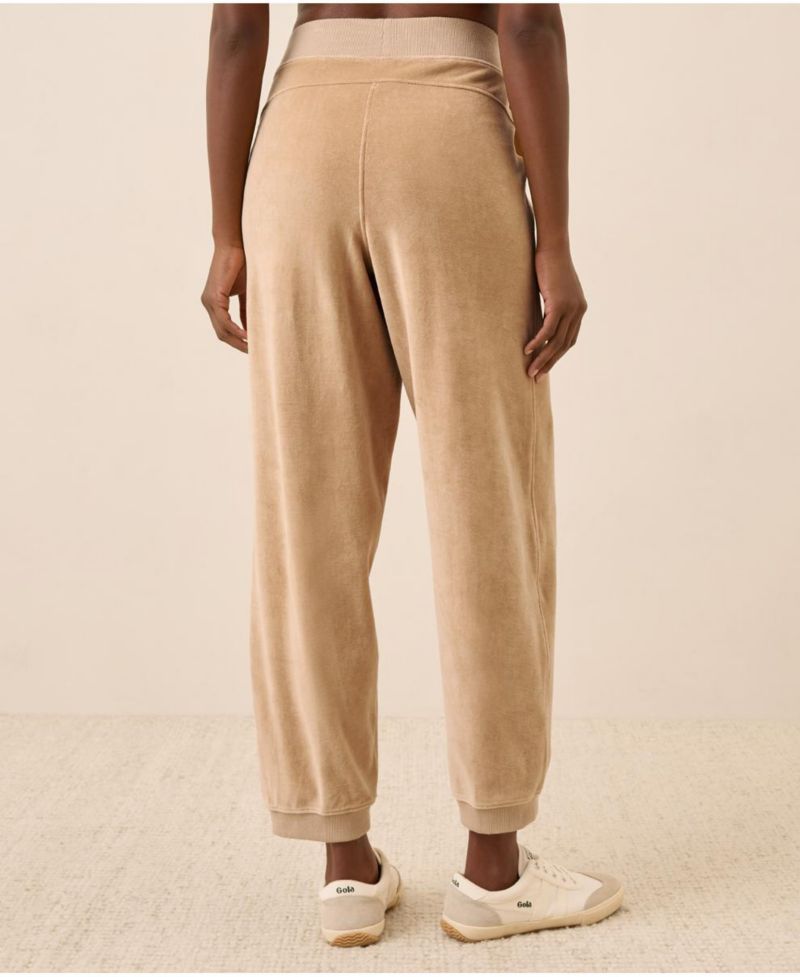 Women's Organic Cotton Velour Relaxed Jogger