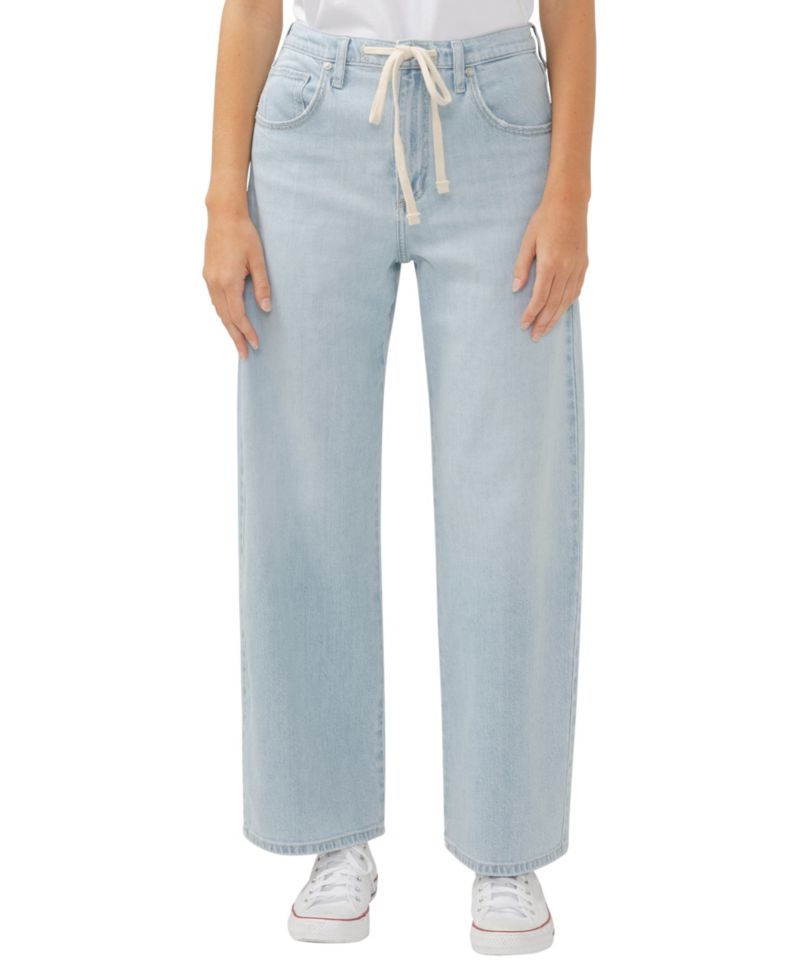 Women's Be Easy Straight Leg Drawstring Jeans