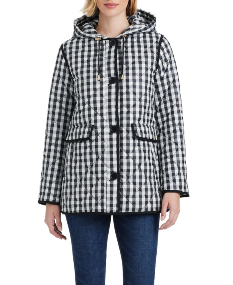 Women's Diamond Quilted A-line Jacket