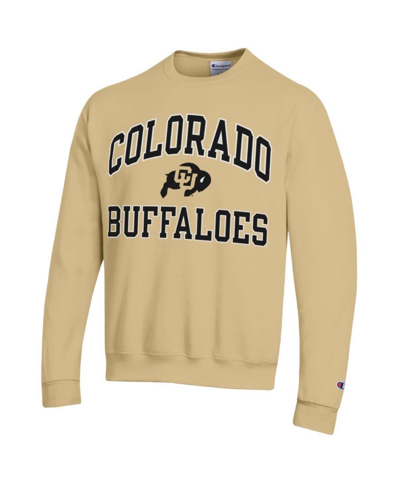 Men's Gold Colorado Buffaloes High Motor Pullover Sweatshirt
