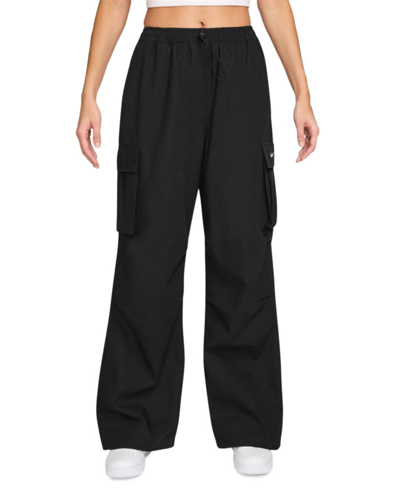 Women's Sportswear Loose Mid-Rise Woven Cargo Pants