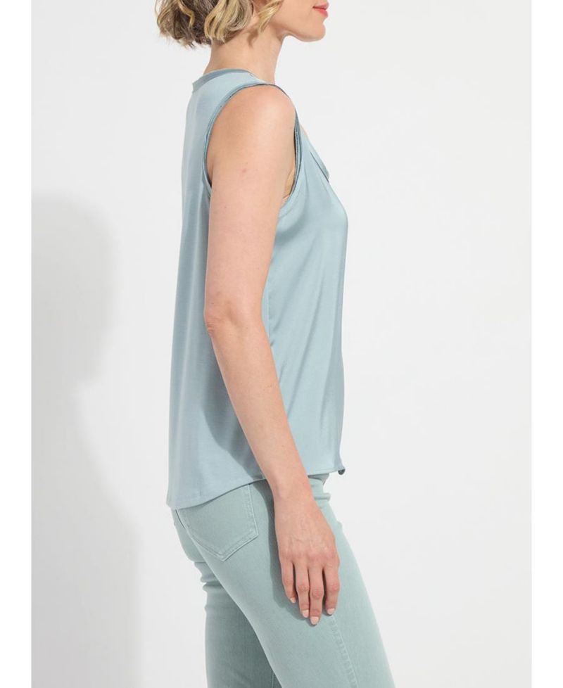 Women's Filipa Mixed Media Cropped Tank Top