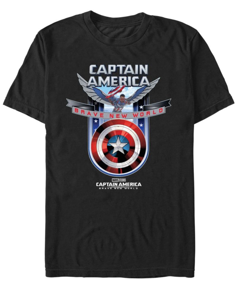Men's Brave New World Shield Short Sleeve T-Shirt