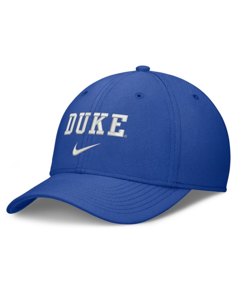 Men's Royal Duke Blue Devils Rise On-Field Swoosh Flex Dri-FIT Flex Hat