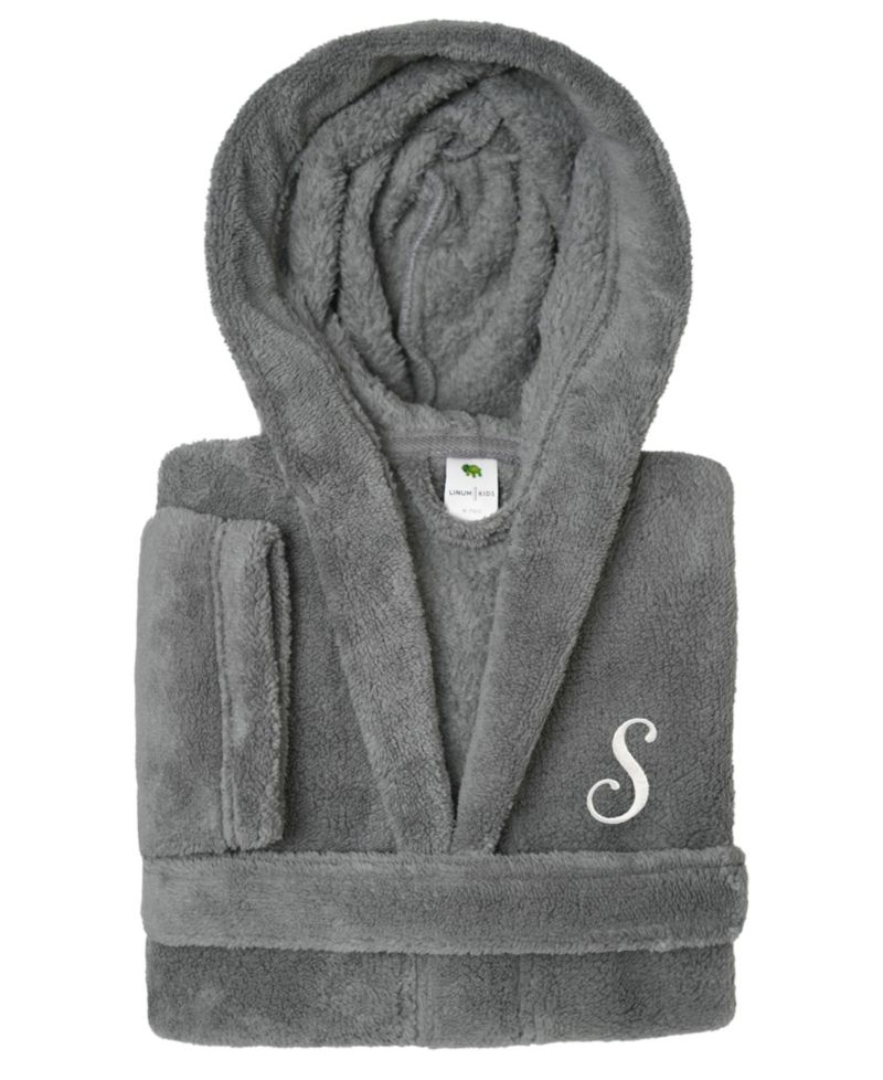Personalized Kids Super Plush Hooded Bathrobe