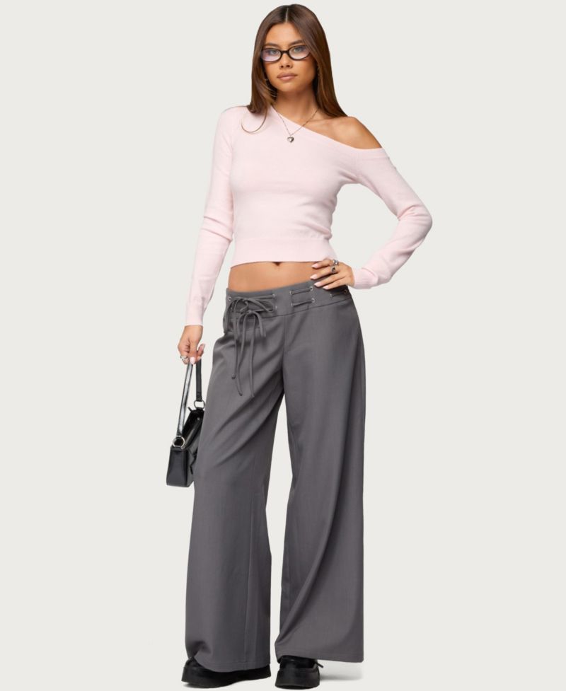 Womens Mayson Off Shoulder Knit Top