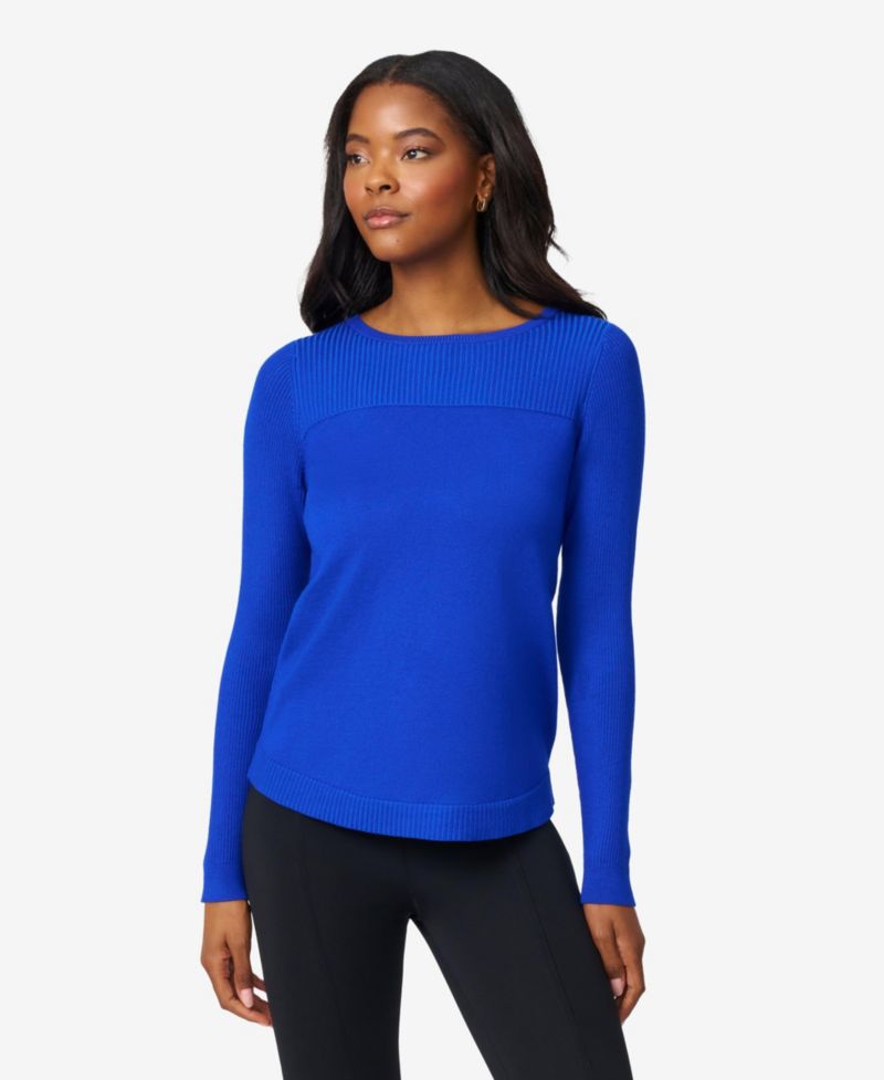 Women's Boat Neck Long-Sleeve Sweater