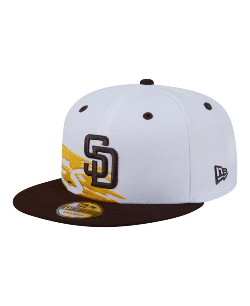 Men's White/Brown San Diego Padres 9FIFTY Snapback Hat