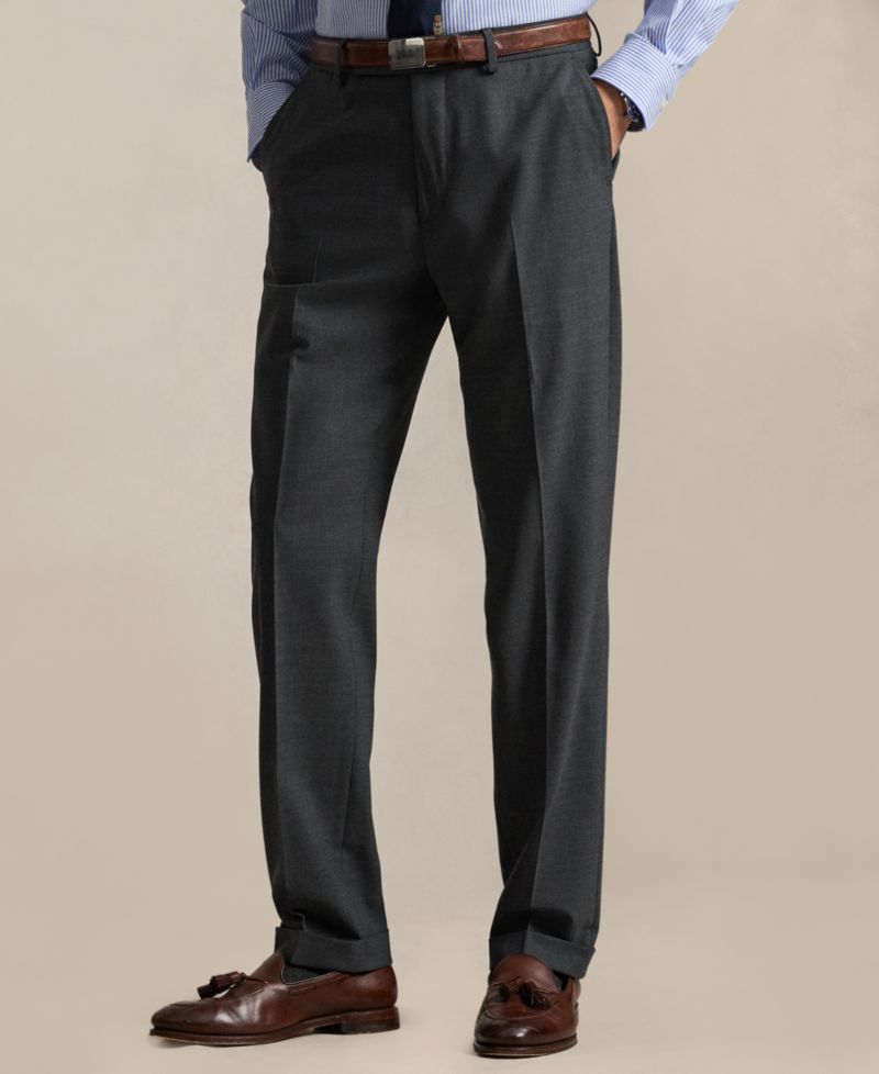 Men's Stretch Wool-Blend Suit Trouser