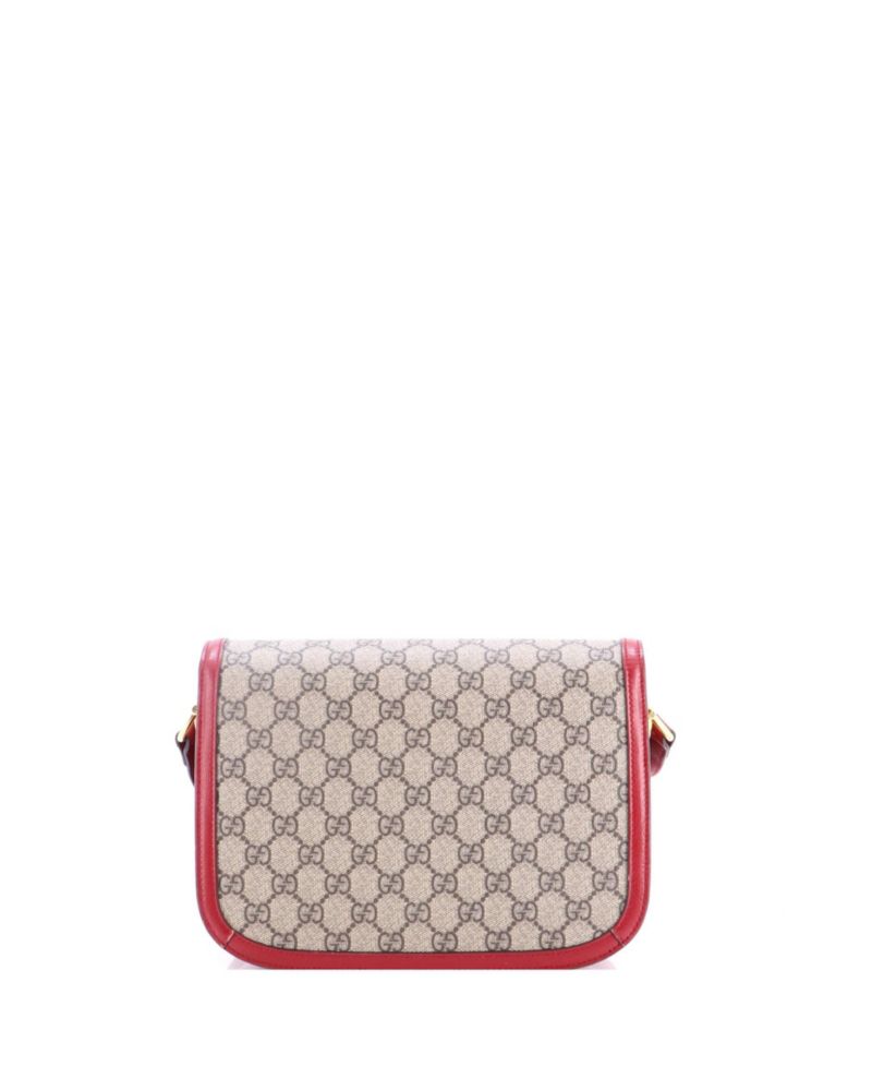 Small Horsebit 1955 Shoulder Bag GG Coated Canvas with Leather