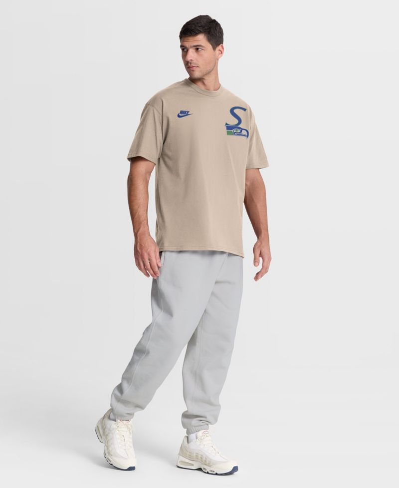 Men's Sand Seattle Seahawks Night Primary Max90 T-Shirt