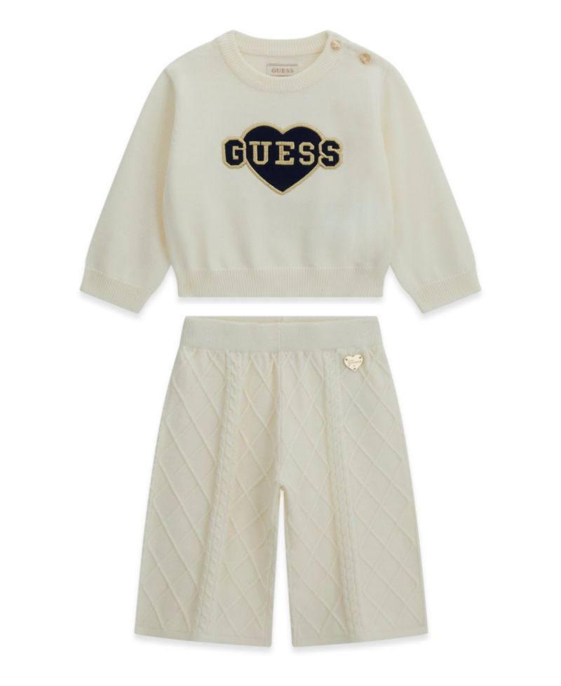 Baby Girls' Long-Sleeve Sweater Top and Pant, 2-Piece Set