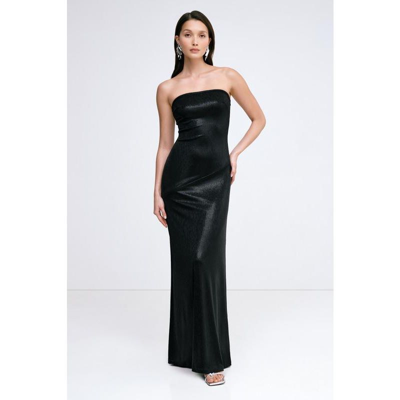 Women's Ciel Strapless Shiny Jersey Fitted Floor-Length Gown