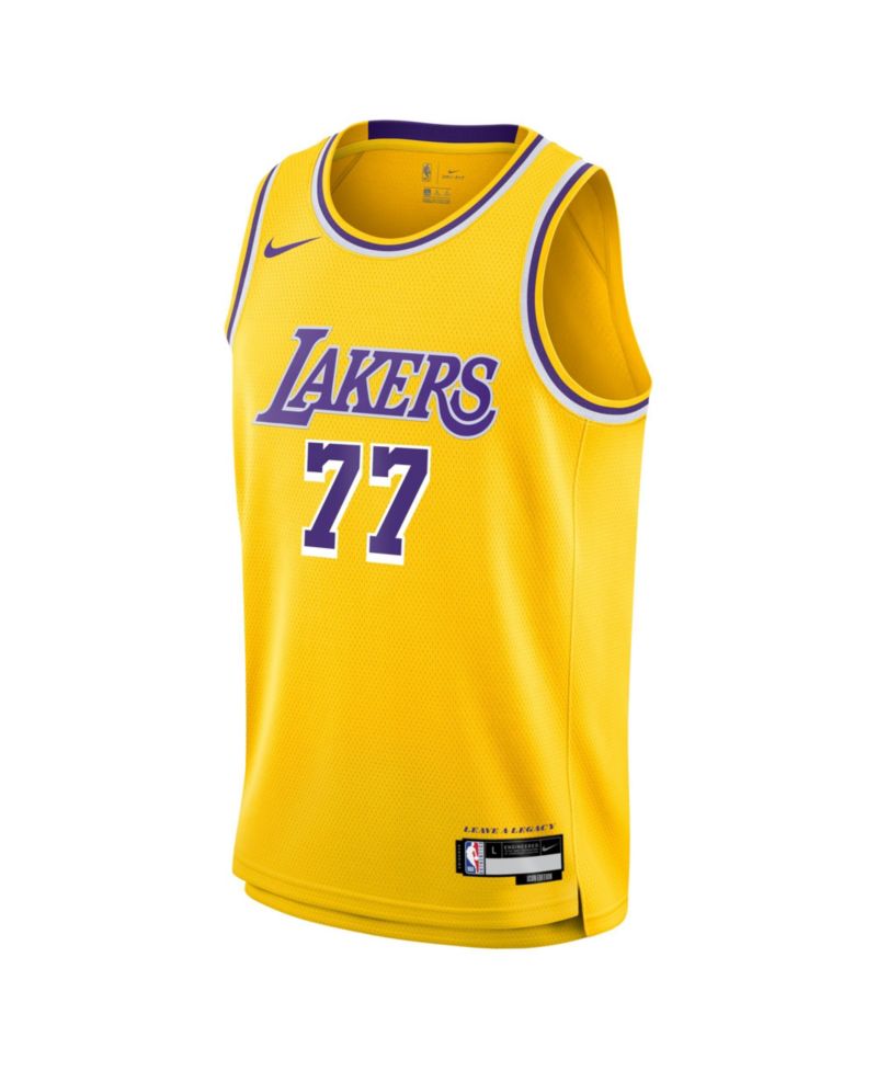 Men's Luka Doncic Gold Los Angeles Lakers Swingman Jersey