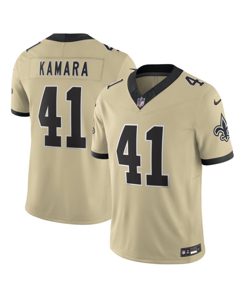 Men's Alvin Kamara Gold New Orleans Saints Gameday Golds Alternate Vapor F.U.S.E. Limited Jersey