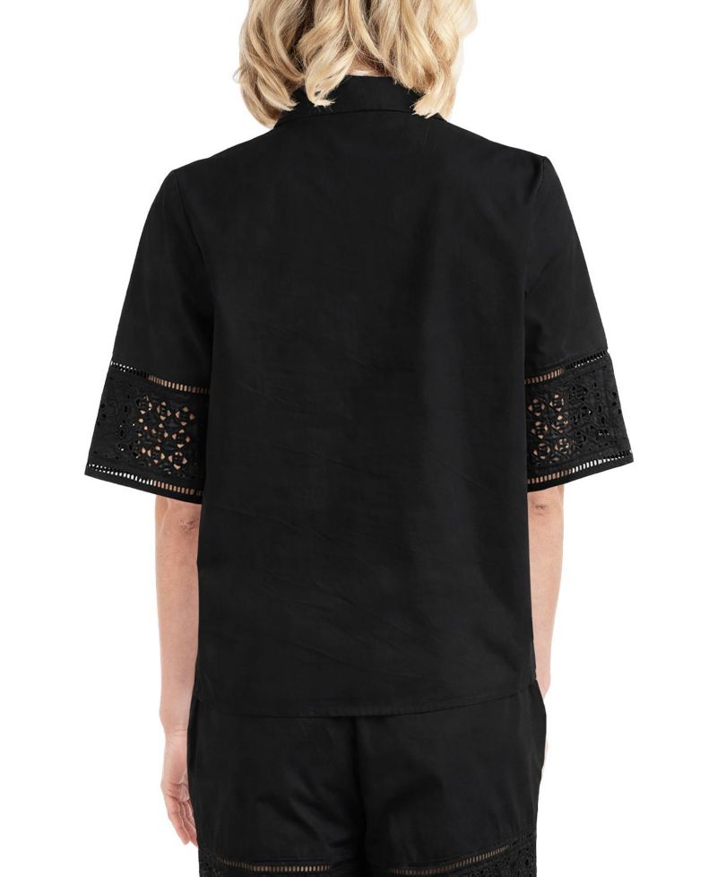 Women's Lace Inset Shirt
