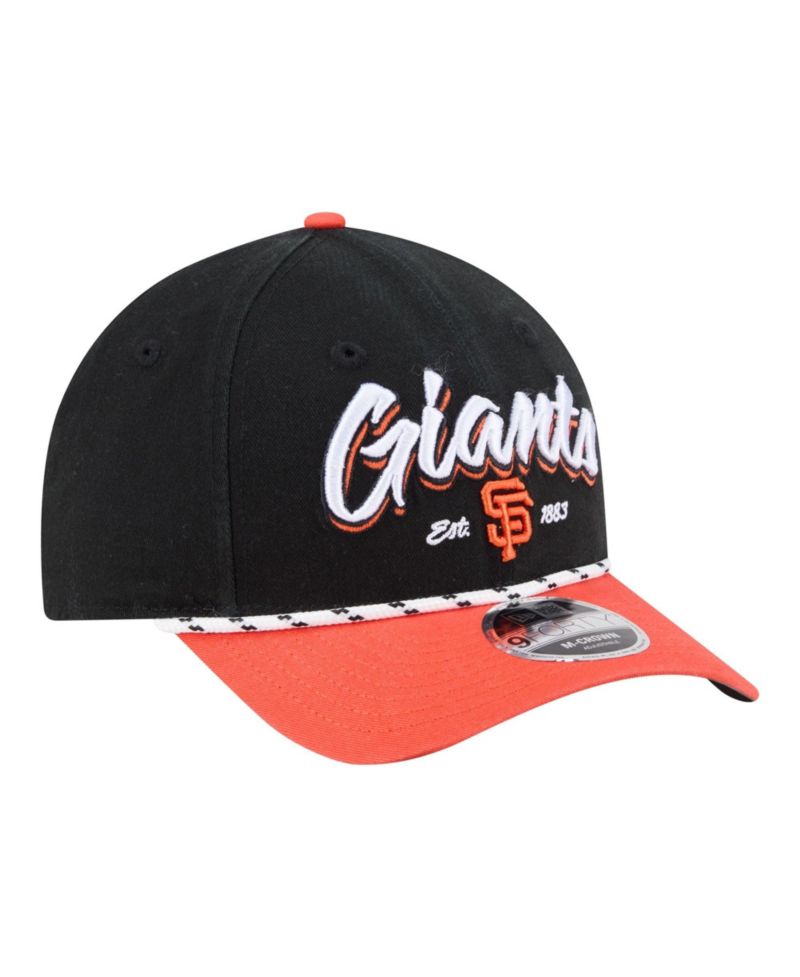 Men's Black/Orange San Francisco Giants Team Loyal 9FORTY M-Crown Adjustable Hat