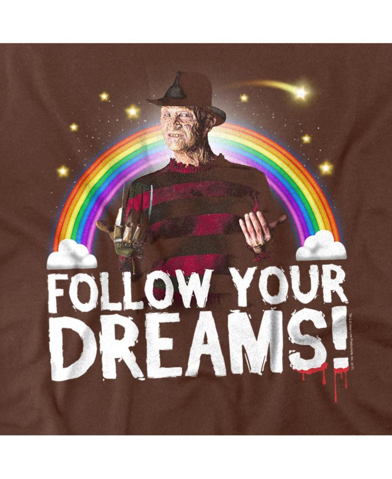 Men's Nightmare on Elm Street Follow Your Dreams T-Shirt
