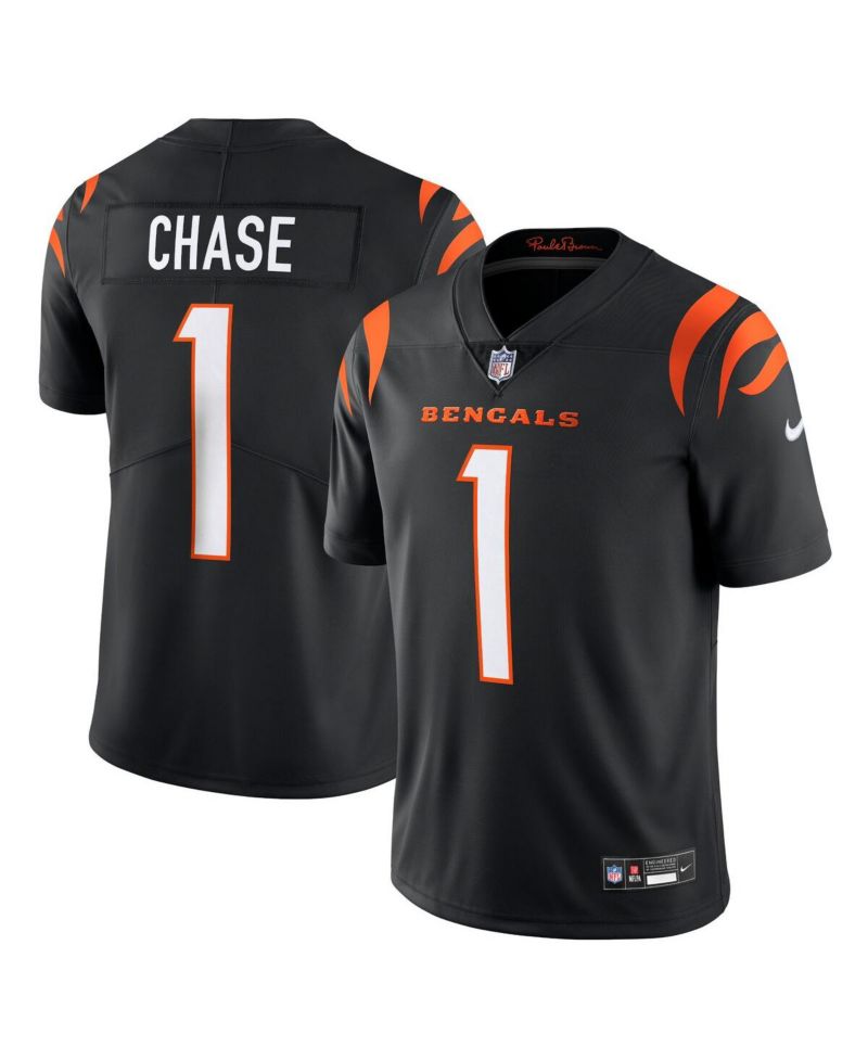 Men's Ja'Marr Chase Cincinnati Bengals Vapor Untouchable Limited Jersey