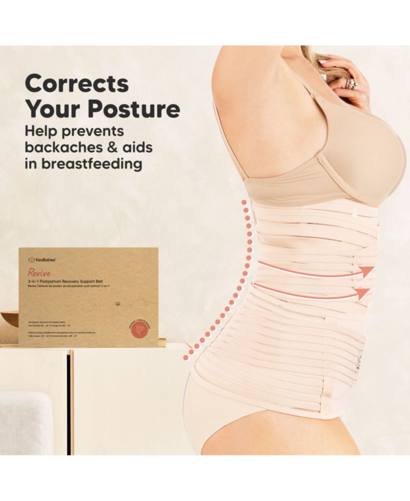 Maternity Revive 3 in 1 Postpartum Belly Band Wrap, Post Partum Recovery, Postpartum Waist Binder Shapewear