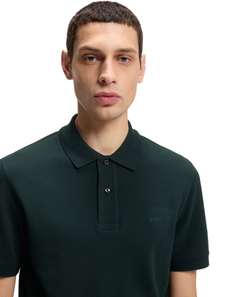 Men's Cotton Piqu&eacute; Pallas Logo Polo Shirt