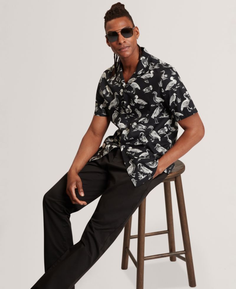 Men's Yamal Regular Duck Print Shirt