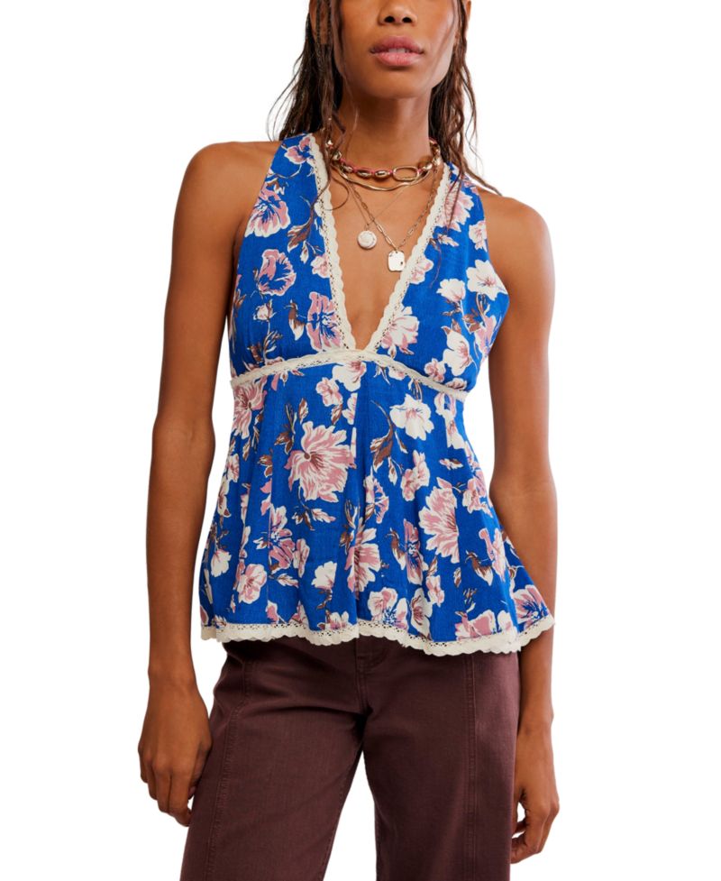 Women's Rome Printed V-Neck Tank Top