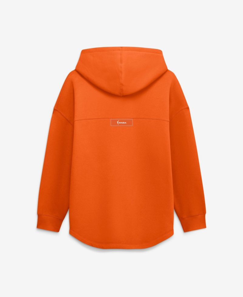 Women's WNBA Oversized Tunic Fleece Hoodie