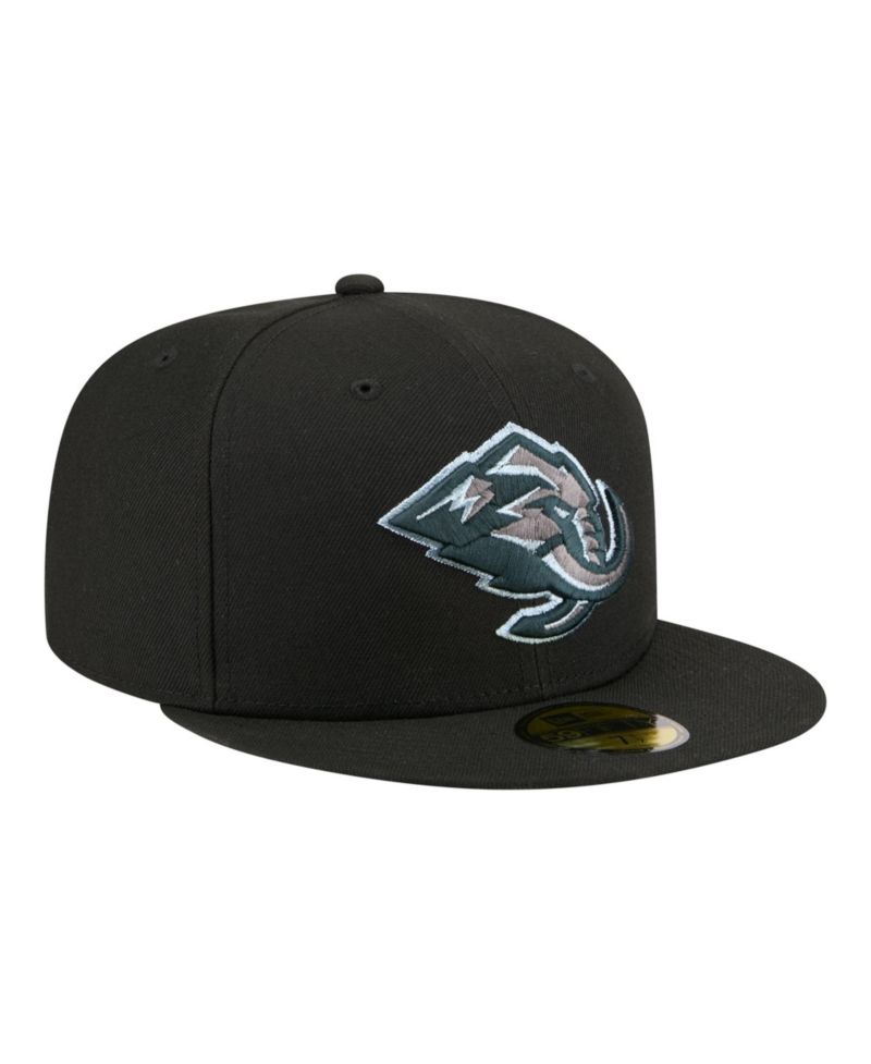 Men's Black Utah Mammoth Color Pop 59FIFTY Fitted Hat