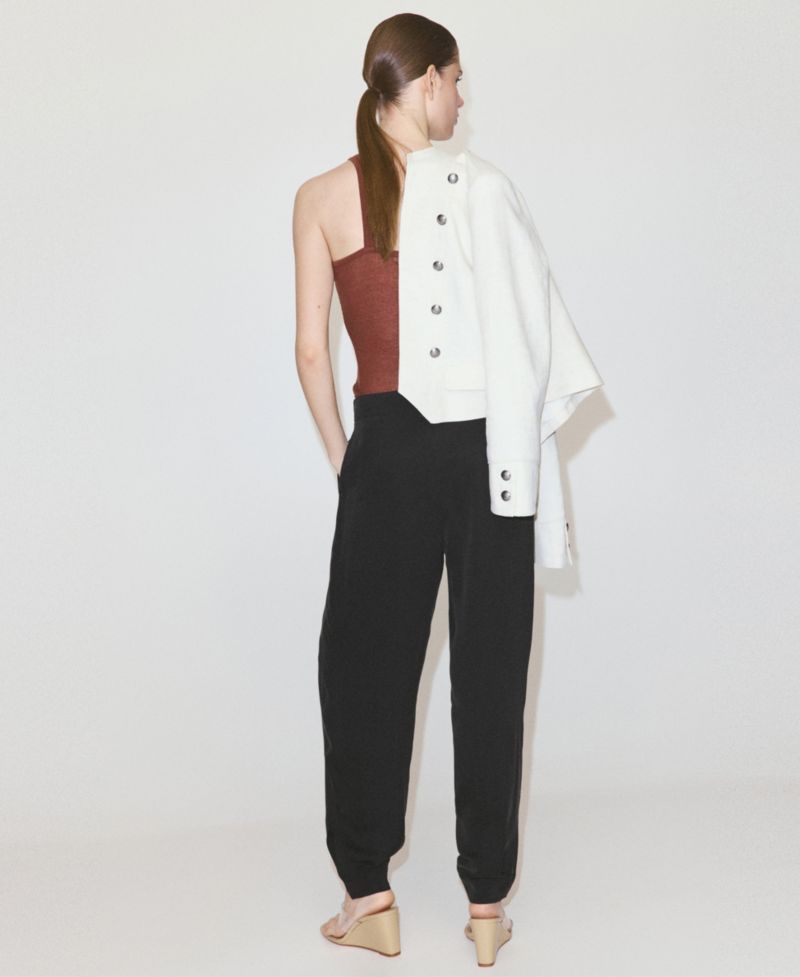 Women's Mid-Rise Baggy Side-Pocket Pants