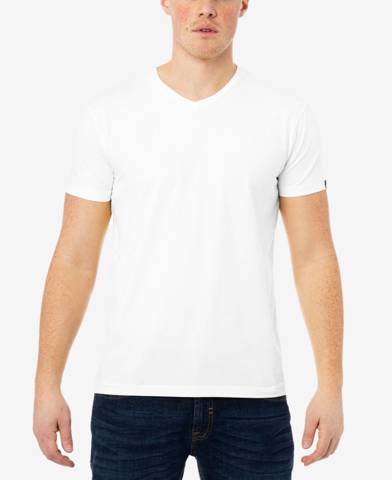 Men's Basic V-Neck Short Sleeve T-Shirt