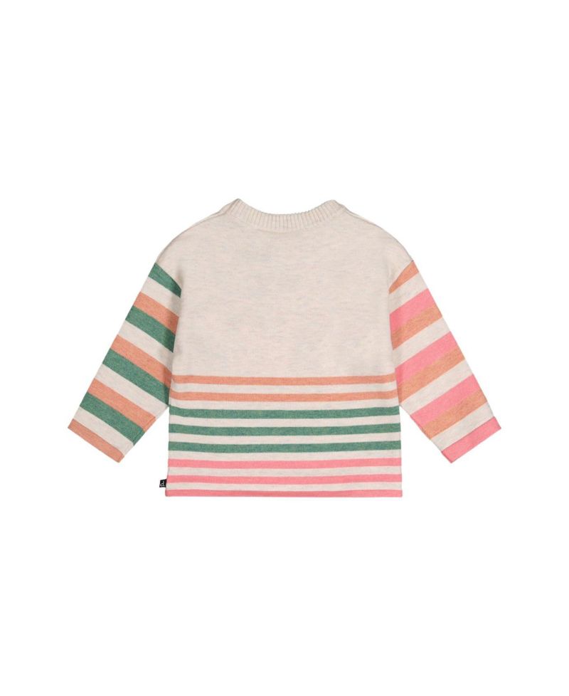 Baby Girl (12M -24M) Knitted Stripe Sweater