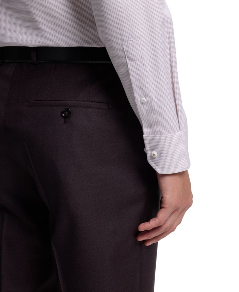 BOSS by Men's Cotton Fine-Striped Regular-Fit Dress Shirt