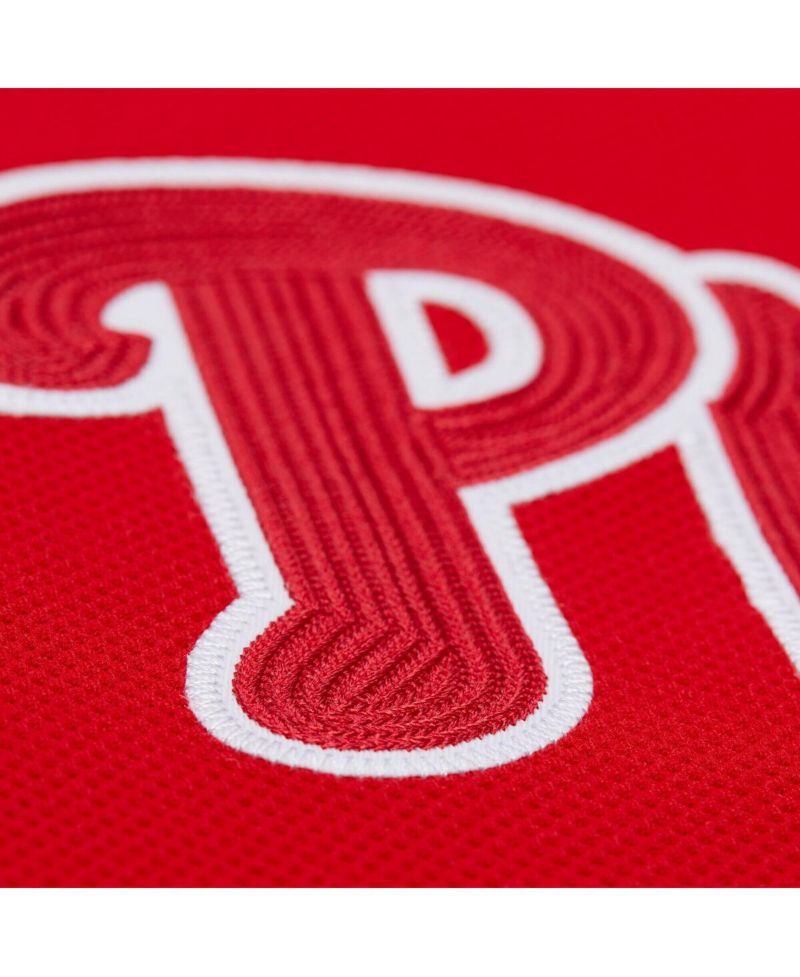 Men's Ryan Howard Red Philadelphia Phillies Cooperstown Collection Batting Practice Jersey