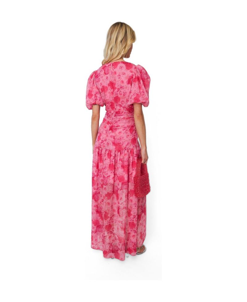 Women's Elaine Floral High-Low Maxi Dress