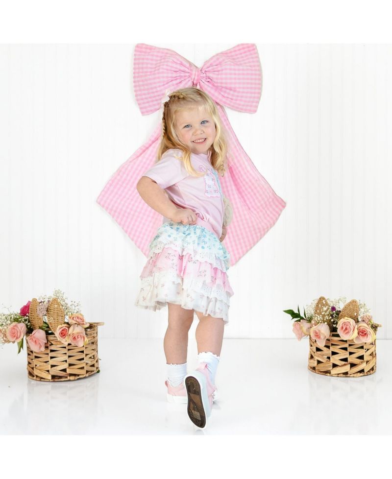 Big Girls Floral & Lace Tiered Tutu