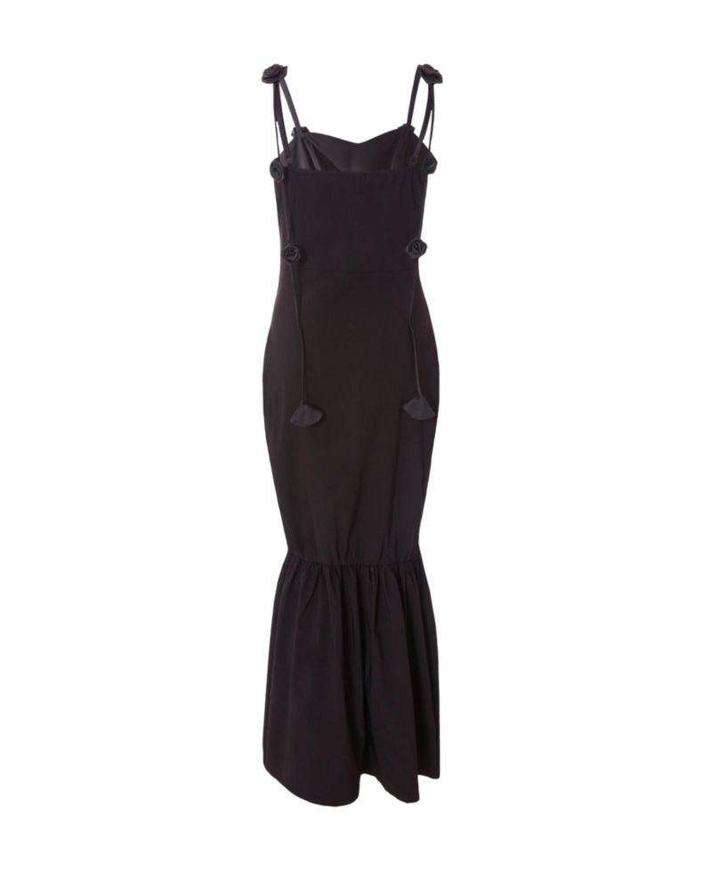 Women's Bengaline Fishtail Maxi Dress