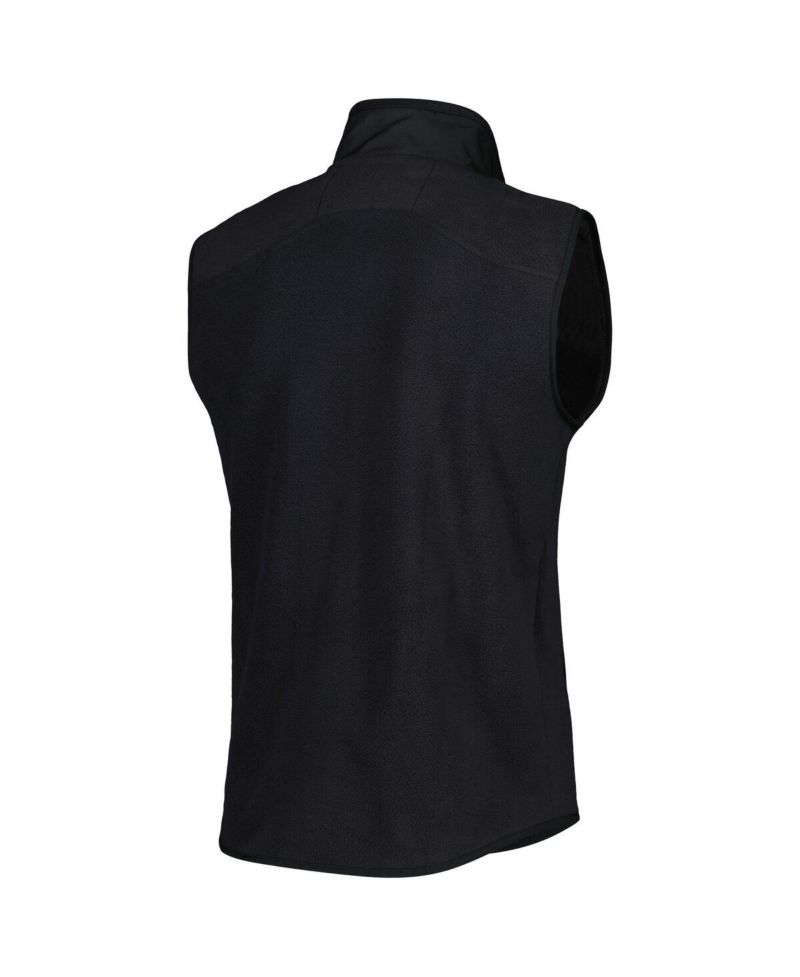 Men's Black Nebraska Huskers Full-Zip Vest