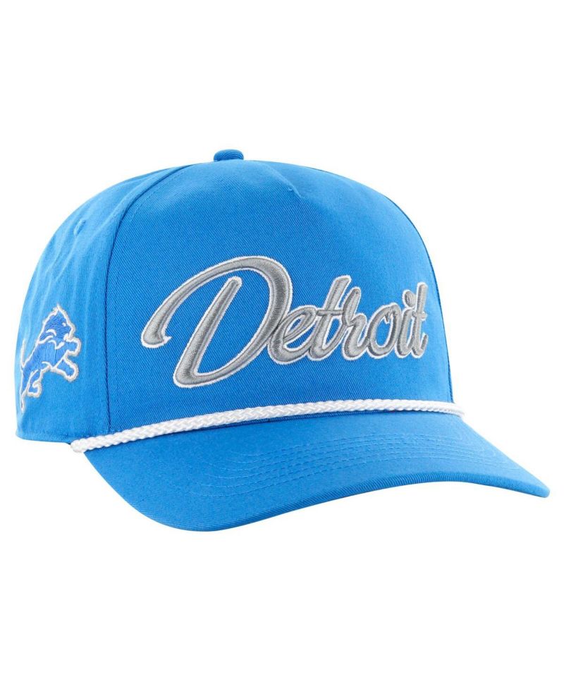 Men's Blue Detroit Lions Overhand Hitch Adjustable Hat