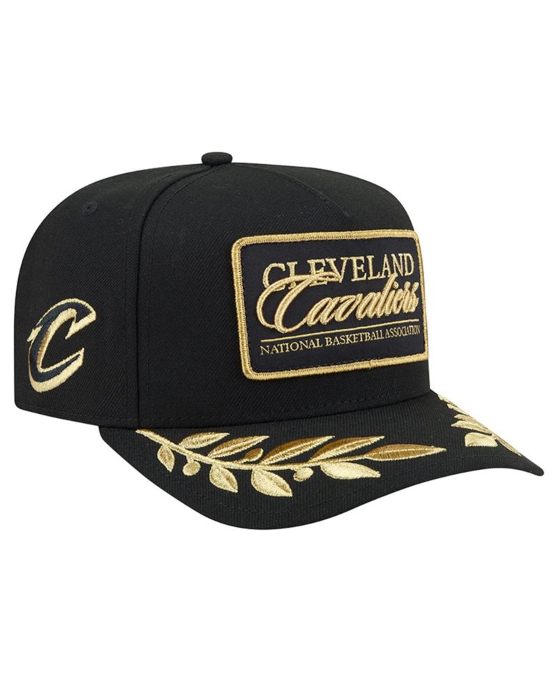 Men's Black Cleveland Cavaliers Golden 9FIFTY Snapback Hat