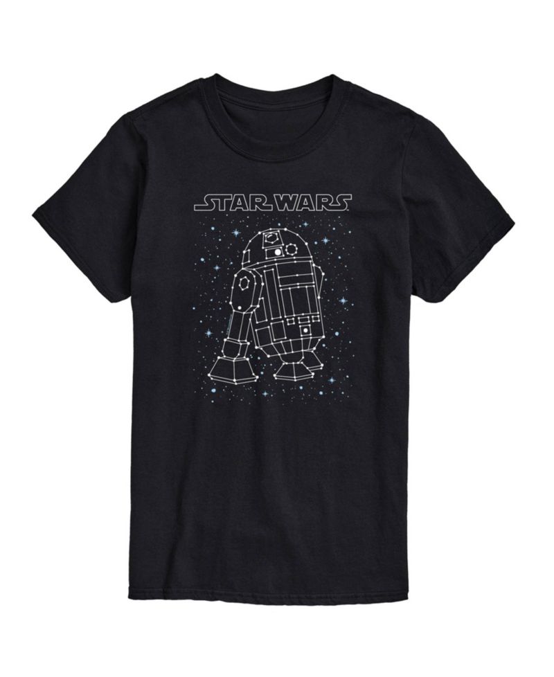 Men's Star Wars Droid Galaxy Stars Short Sleeve T-Shirt
