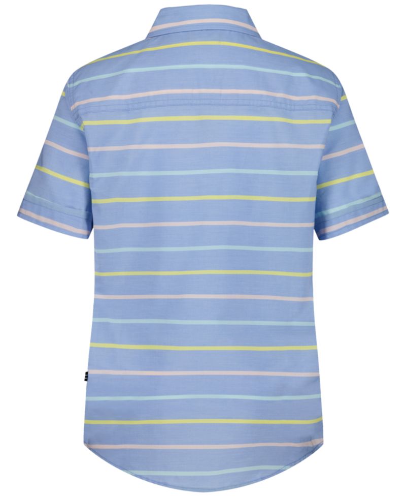 Boys' 8-20 Stripe Short-Sleeve Woven Shirt